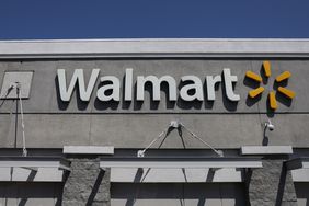 A view of a Walmart store on April 09, 2025 in San Leandro, California