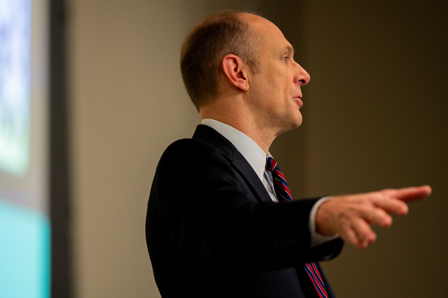 Austan Goolsbee, president and chief executive officer of the Federal Reserve Bank of Chicago, speaks during the Midwest Agriculture Conference at the Federal Reserve Bank of Chicago in Chicago, Illinois, US, on Tuesday, Nov. 28, 2023.