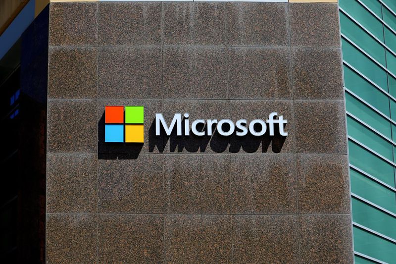 Microsoft signage