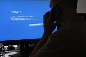 Windows blue error screen