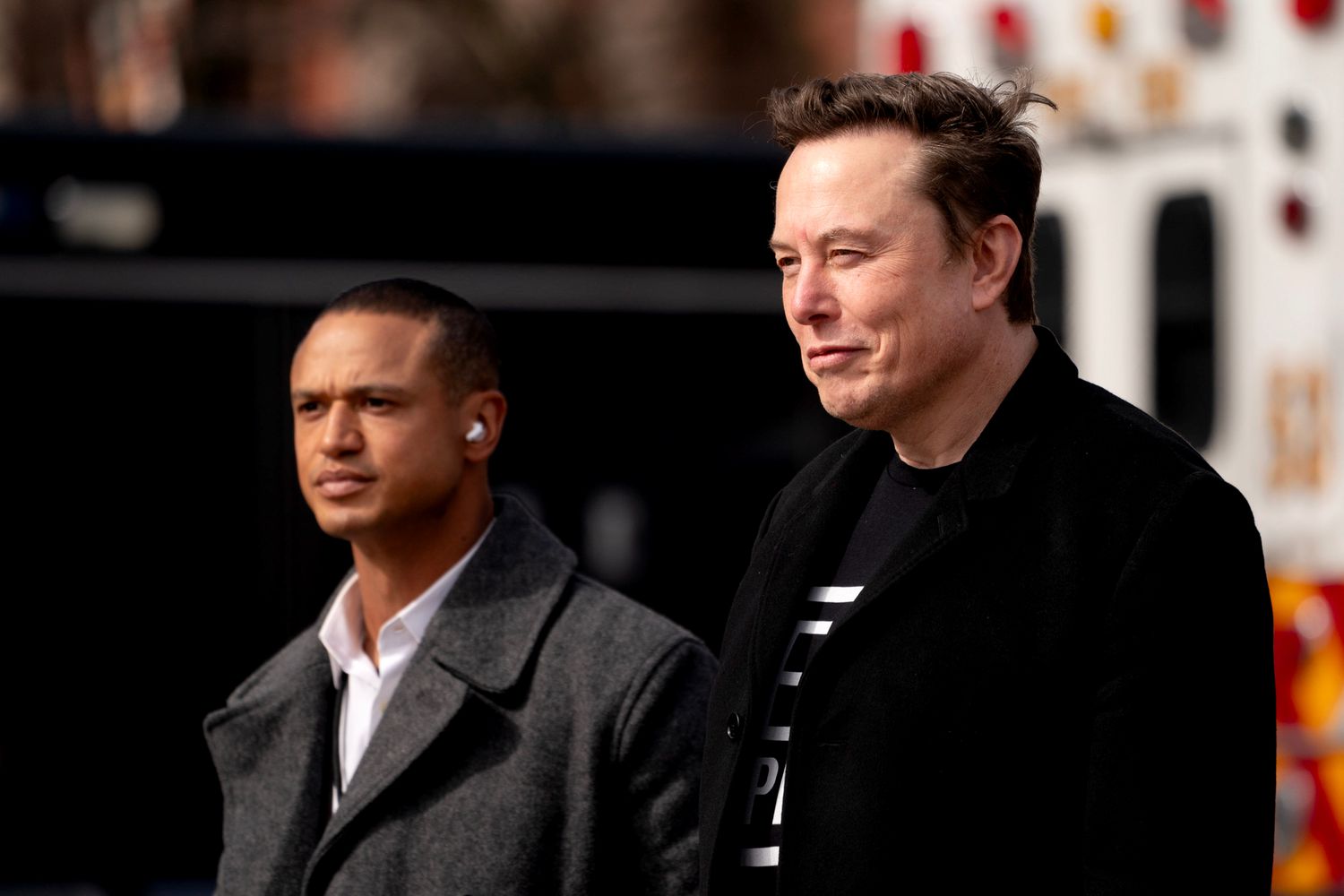 Tesla CEO Elon Musk near the White House in Washington, D.C., on Feb. 13, 2025