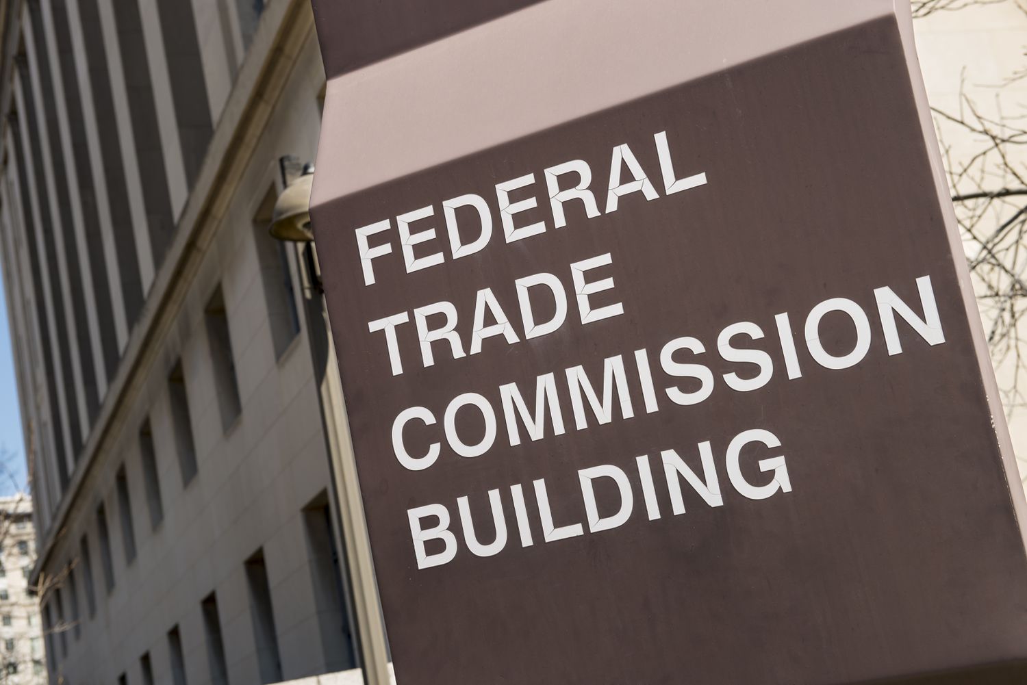 Federal Trade Commission building sign
