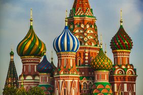 Iconic image of Russian buildings