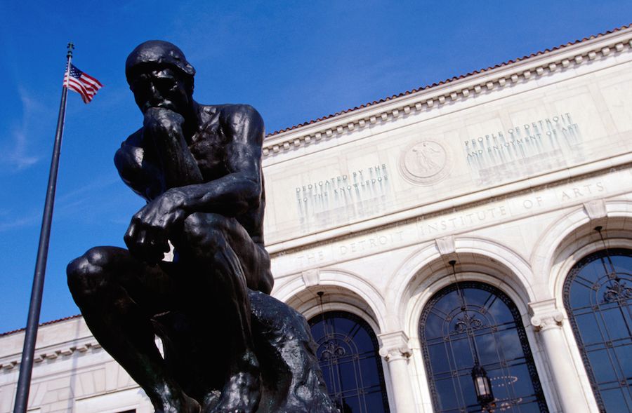 Rodin's "The Thinker"