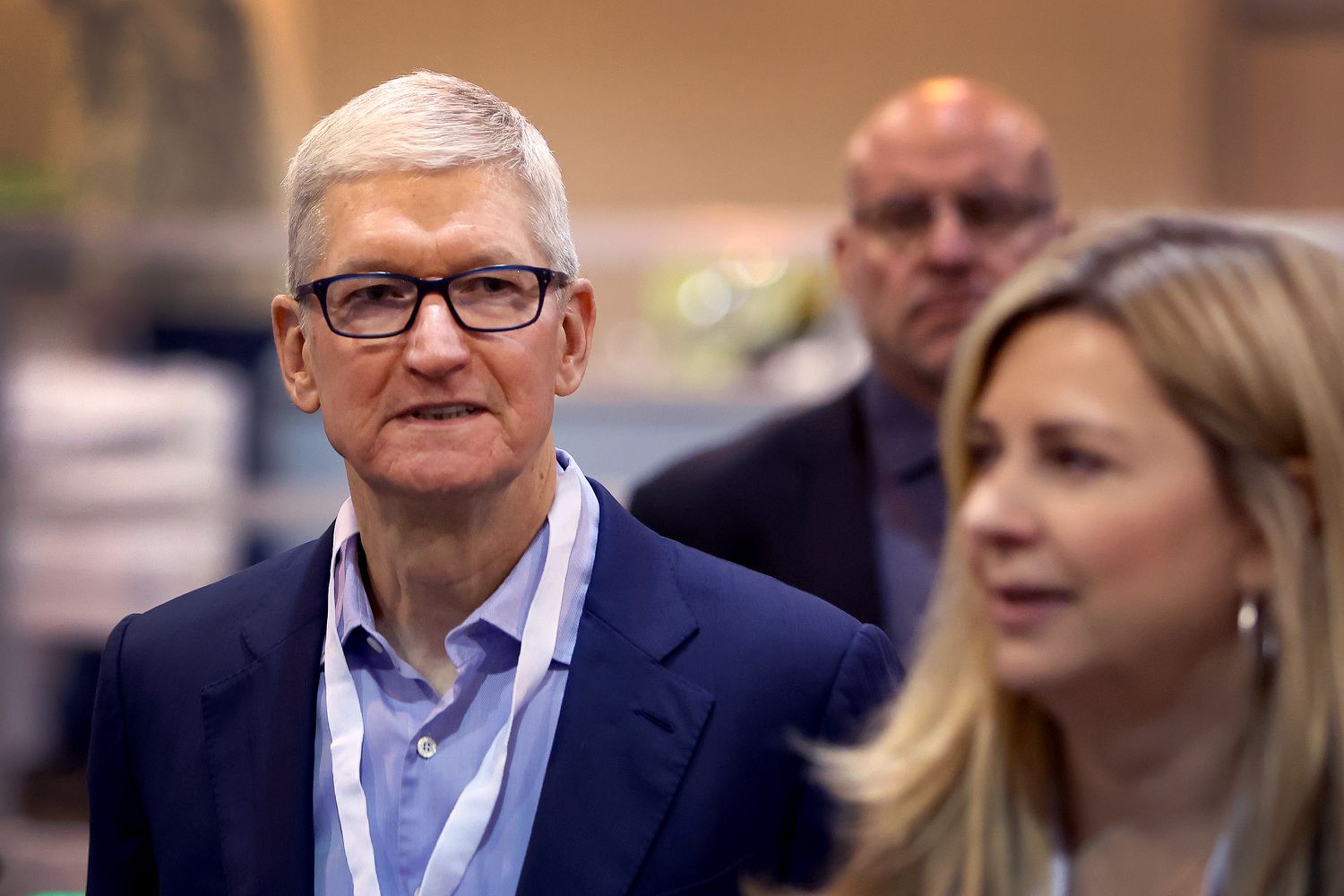 Apple CEO Tim Cook at Berkshire Hathaway annual meeting 
