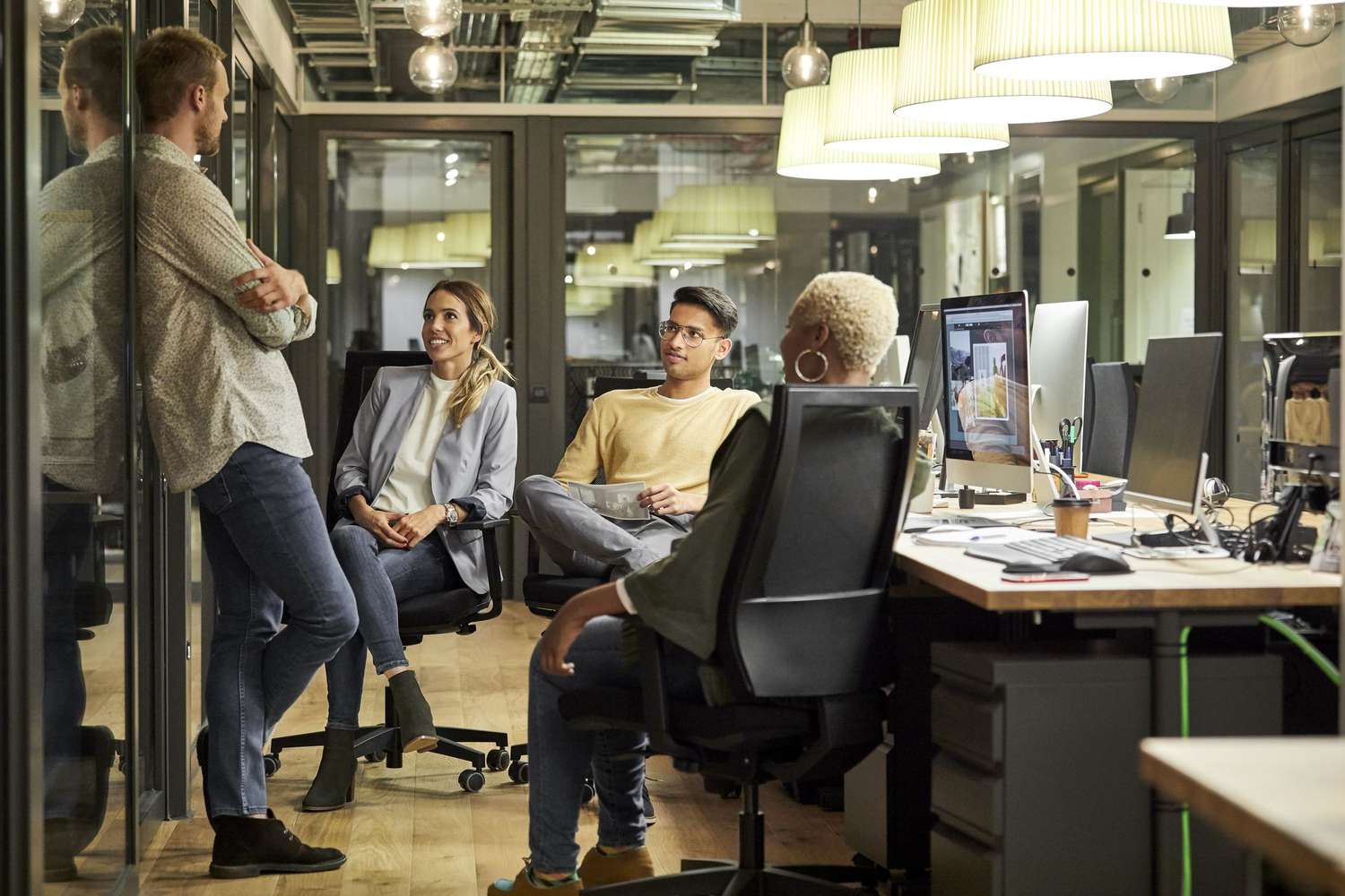Business people in a creative office