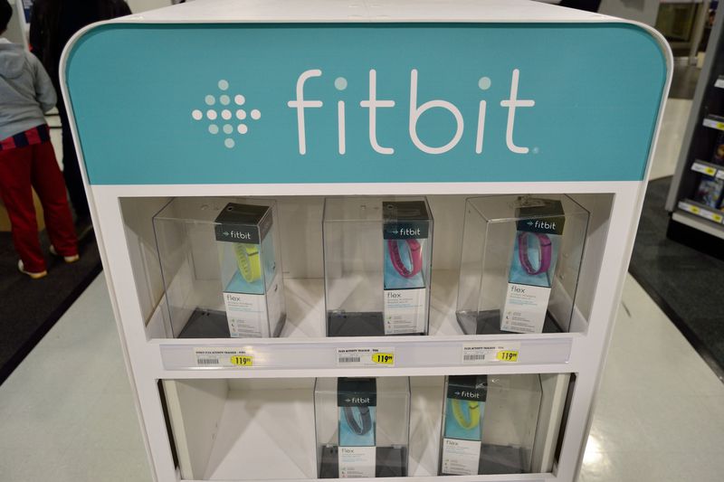 A Fitbit kiosk