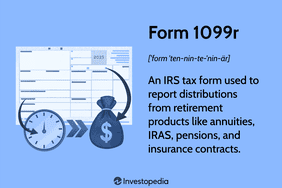 Form 1099-R: An IRS tax form used to report distributions from retirement products like annuities, IRAs, pensions, and insurance contracts.