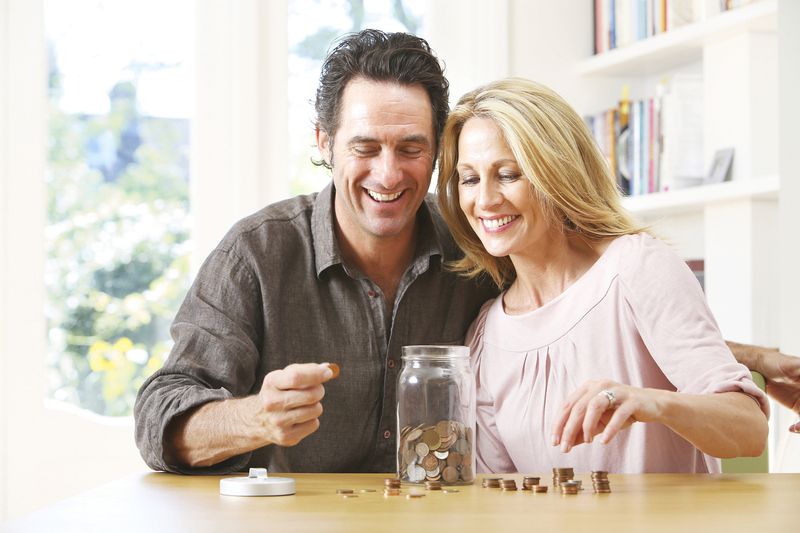 Couple Saving Money