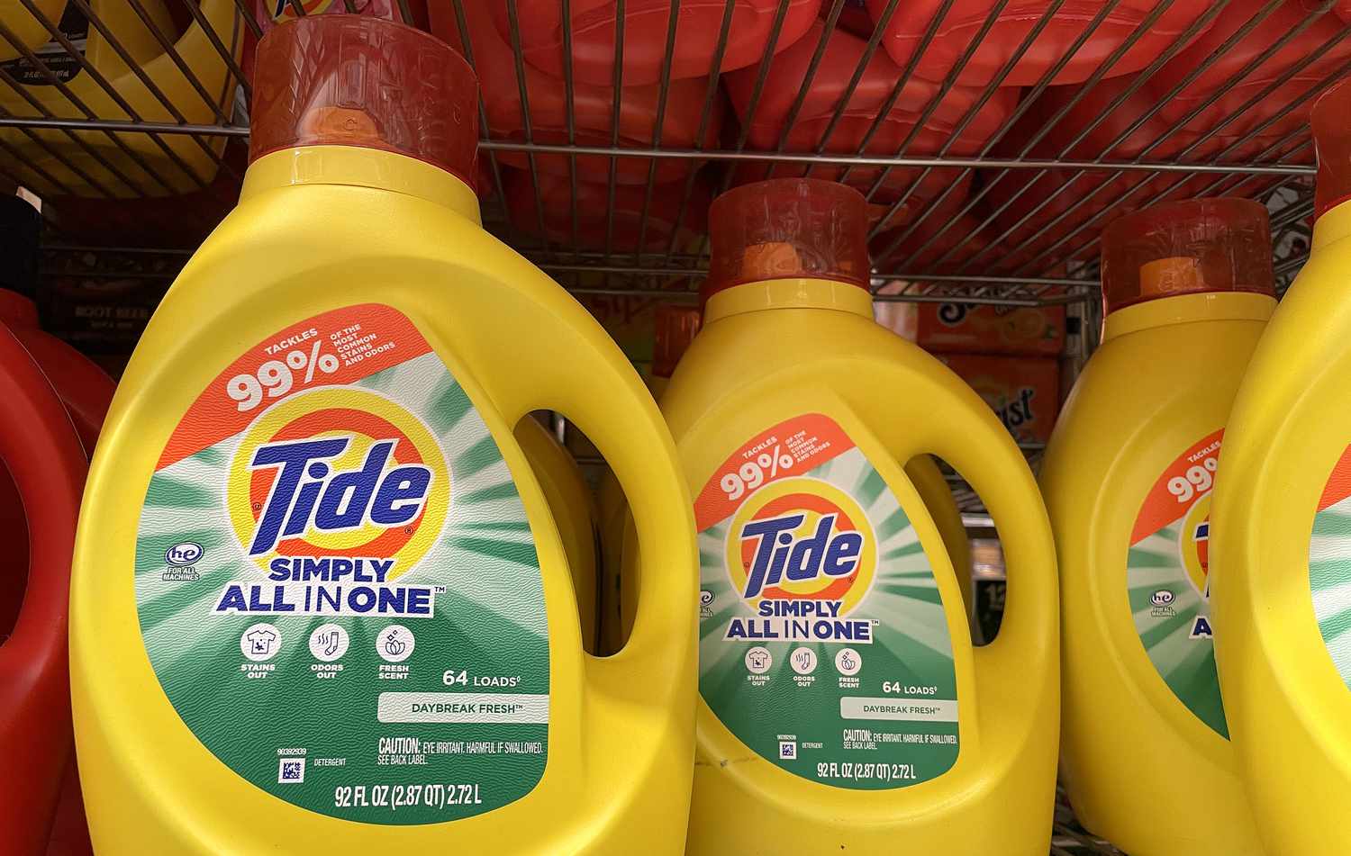Tide laundry detergent