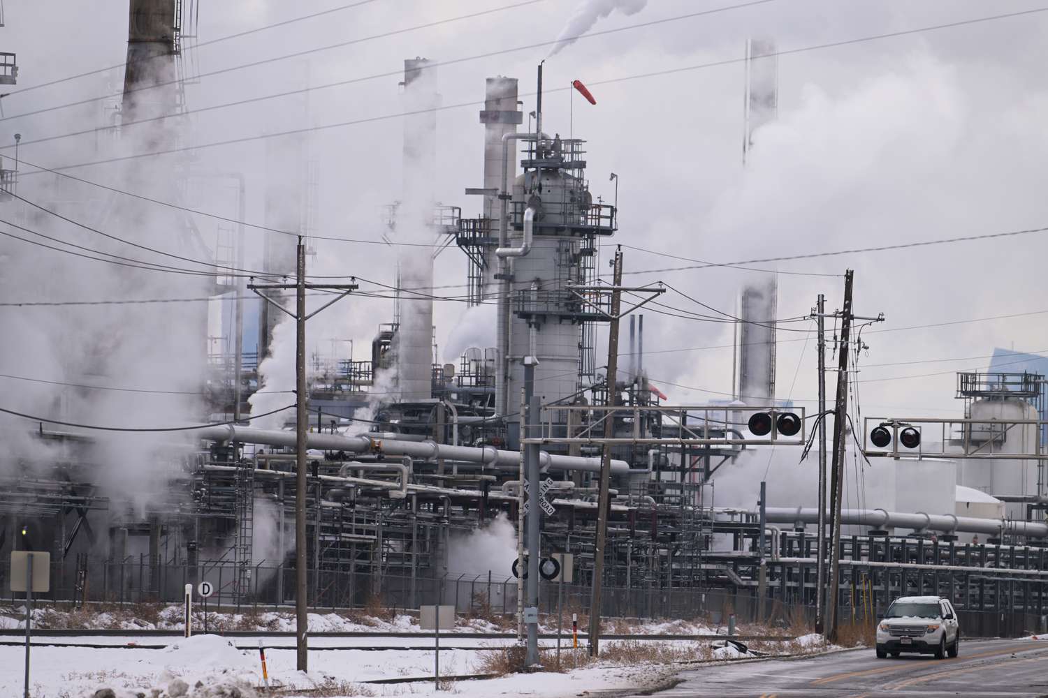 Suncors Commerce City oil Refinery photographed in Commerce City, Colorado on Tuesday, January 3, 2023.