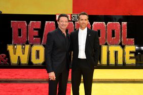 Hugh Jackman and Ryan Reynolds attend the Deadpool & Wolverine World Premiere 