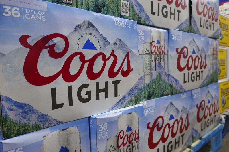 Cases of Coors Light
