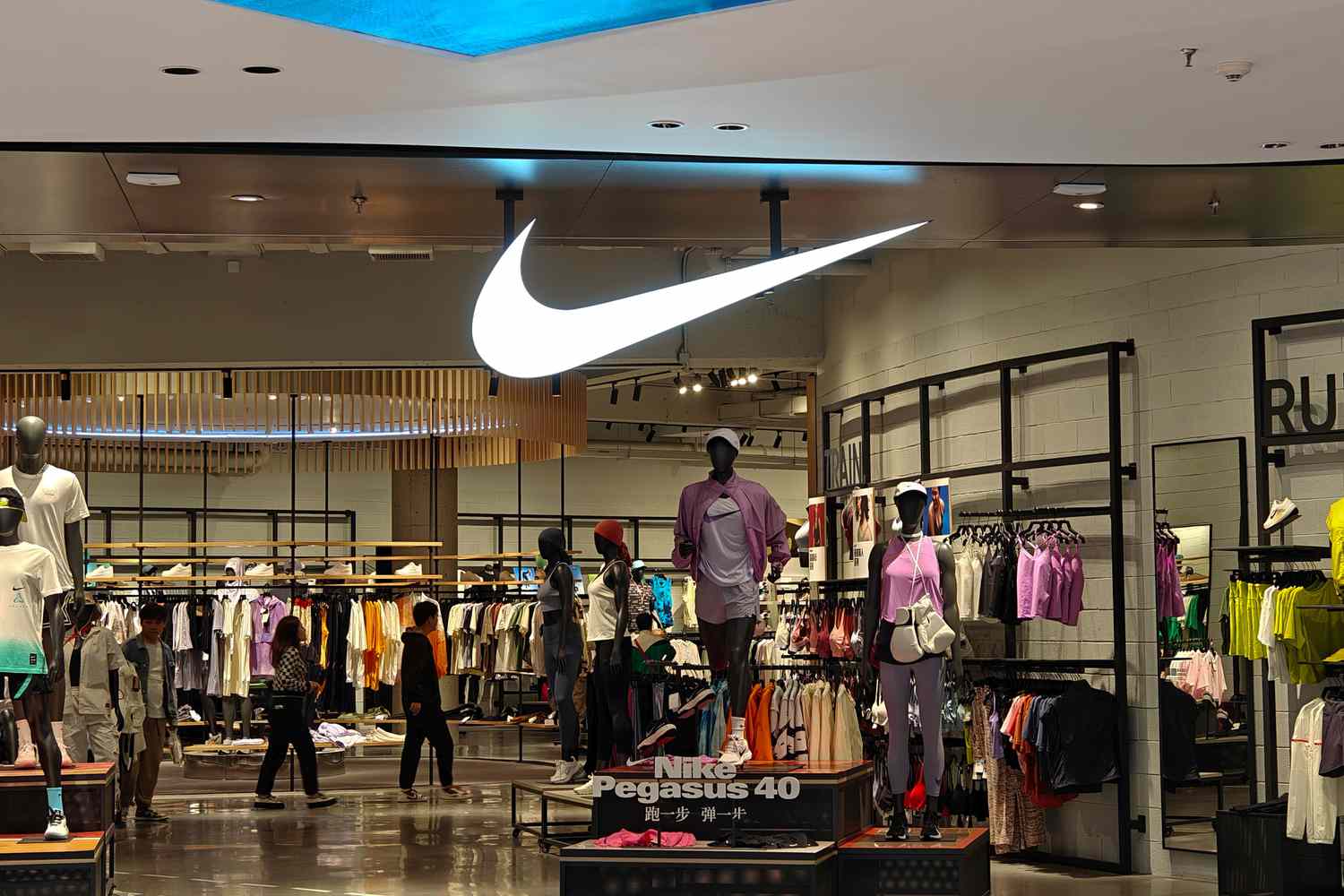 A Nike store in Shanghai, China