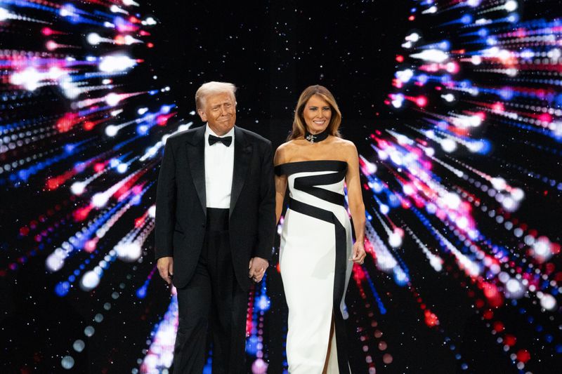 The 47th President of The United States of America Donald Trump attends the Liberty Ball during his Inauguration. 
