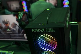 Advanced Micro Devices processors at the Gamescom computer gaming fair on the opening day in Cologne, Germany, on Wednesday, Aug. 21, 2024