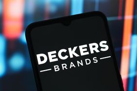  the Deckers Outdoor Corporation (Deckers Brands) logo is seen displayed on a smartphone screen. 