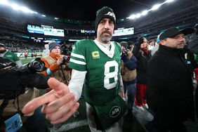 Aaron Rodgers after a game against Miami in January. 