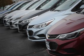  Chevrolet Cruze cars are offered for sale at Jack Phelan Chevrolet on October 25, 2016 in Lyons, Illinois. The compact car was discontinued in 2019. 