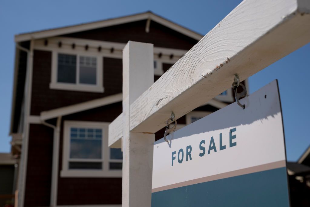 A home for sale in the West Seattle neighborhood of Seattle, Washington, US, on Tuesday, June 18, 2024.