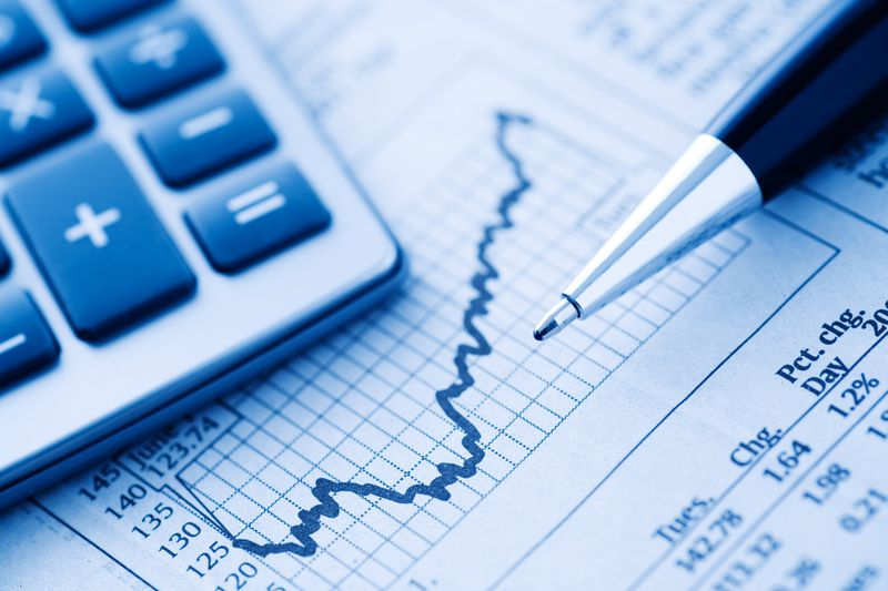 A hand drawn mutual fund graph