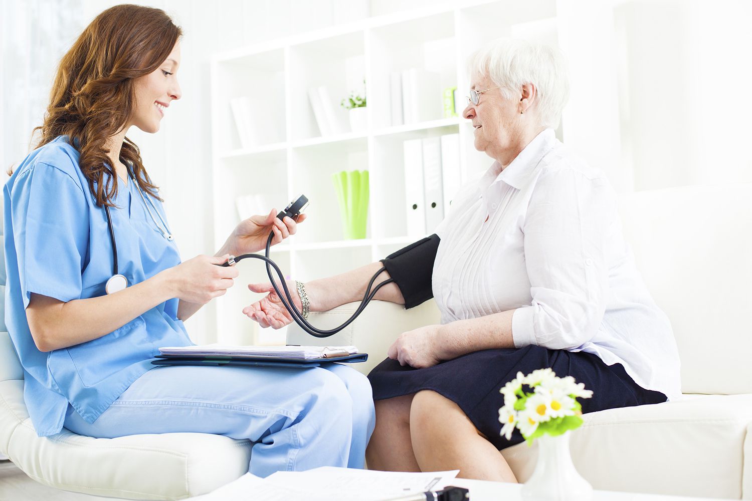 Senior Woman at Doctor's Office