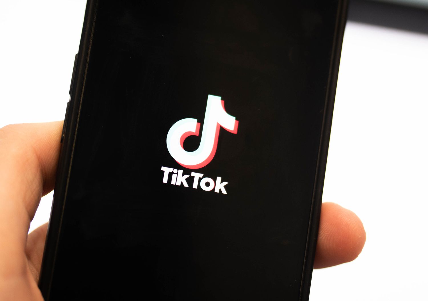 TikTok on a phone