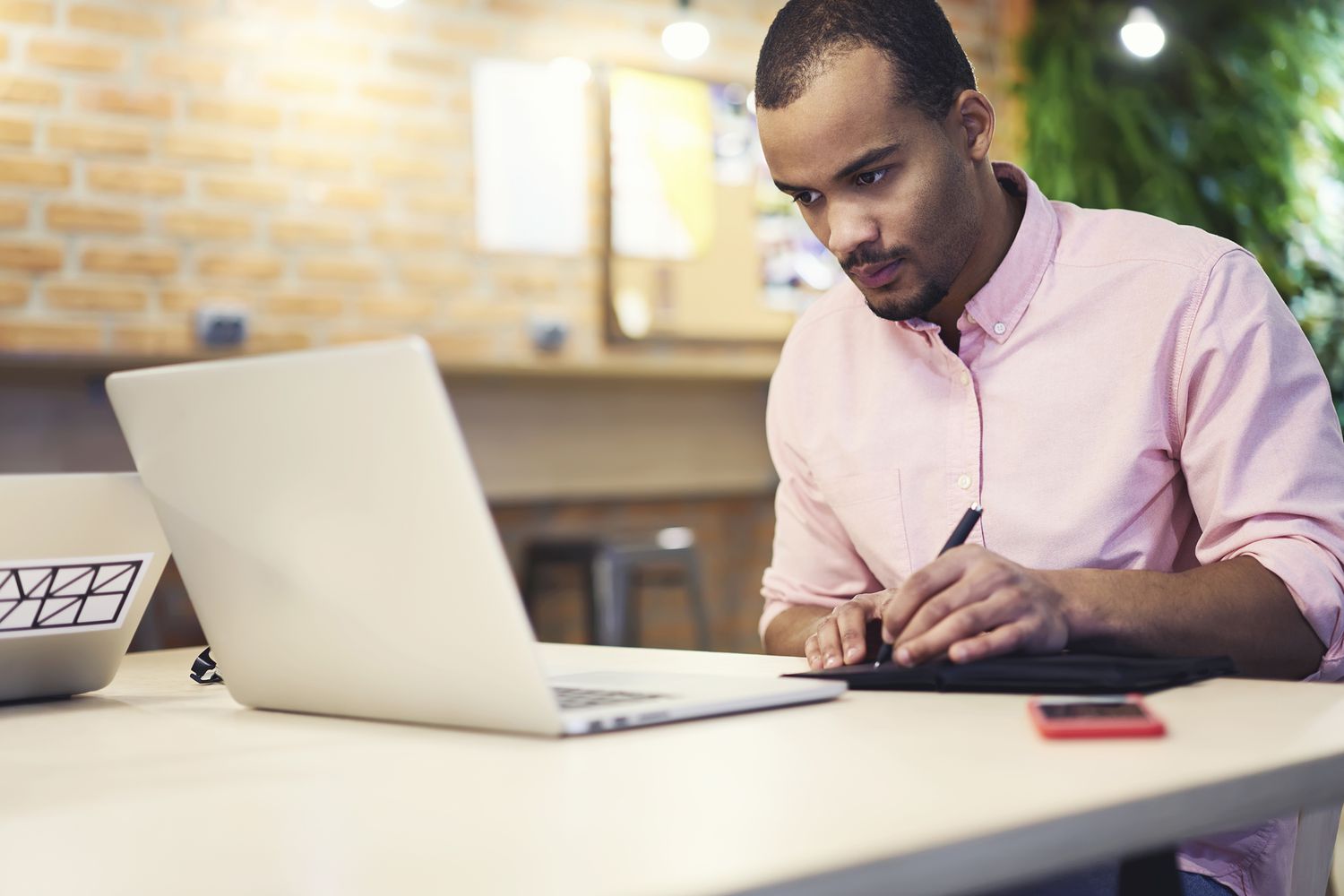 An investor researches a mutual fund as part of his due diligence.
