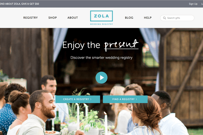Zola Wedding Registry