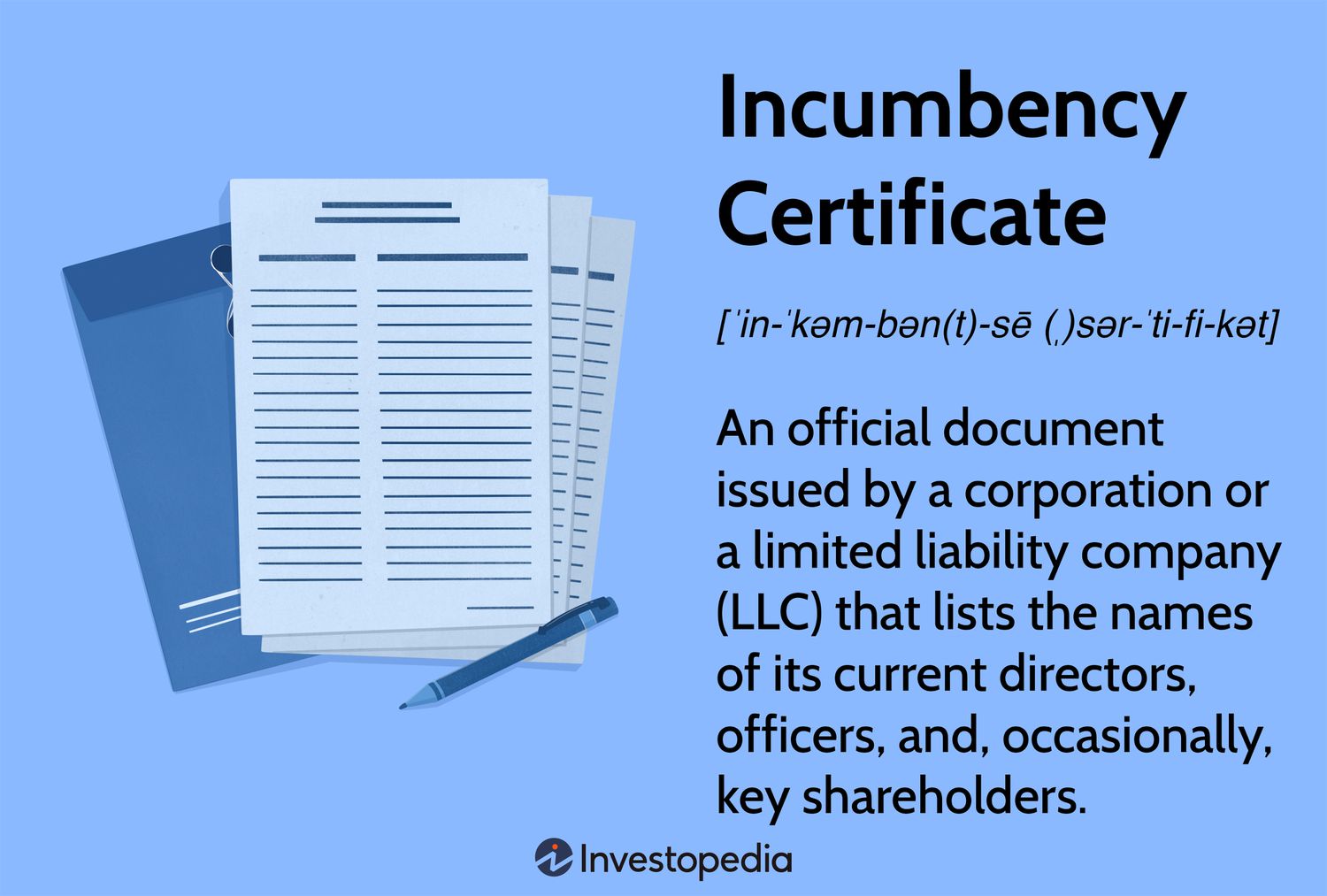 Incumbency Certificate