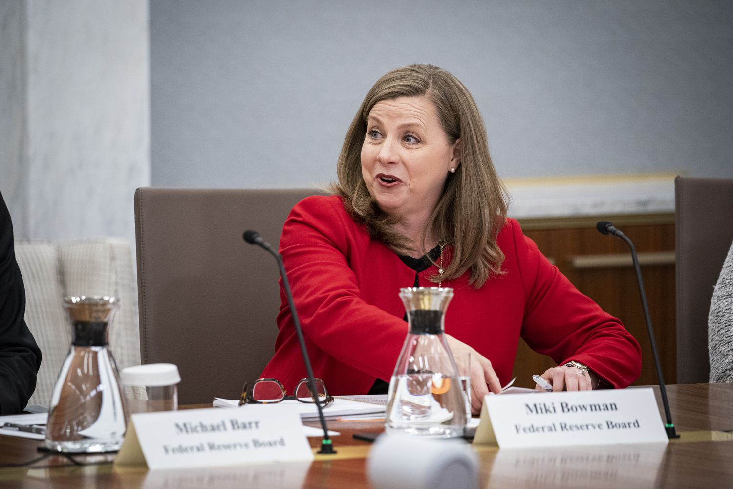 Michelle Bowman, governor of the US Federal Reserve, speaks during a Fed Listens event in Washington, D.C., US, on Friday, Sept. 23, 2022.