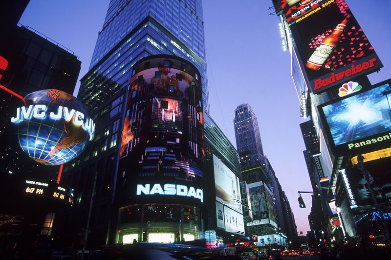 Nasdaq building in Times Square