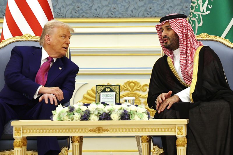 U.S. President Donald Trump and Saudi Crown Prince Mohammed bin Salman