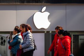 Apple store in China.