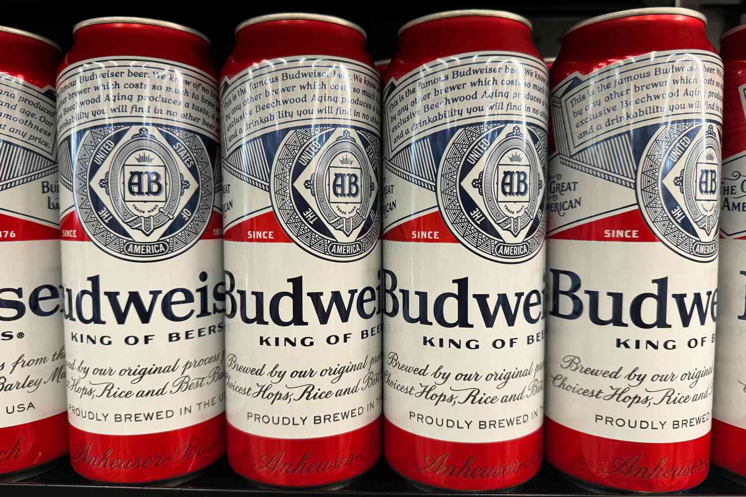 Budweiser cans