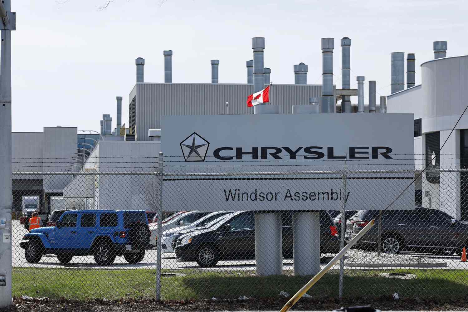 The Stellantis Windsor Assembly Plant in Windsor, Ontario, Canada,