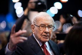 Berkshire Hathaway CEO Warren Buffett at the company's 2019 annual shareholders meeting. 