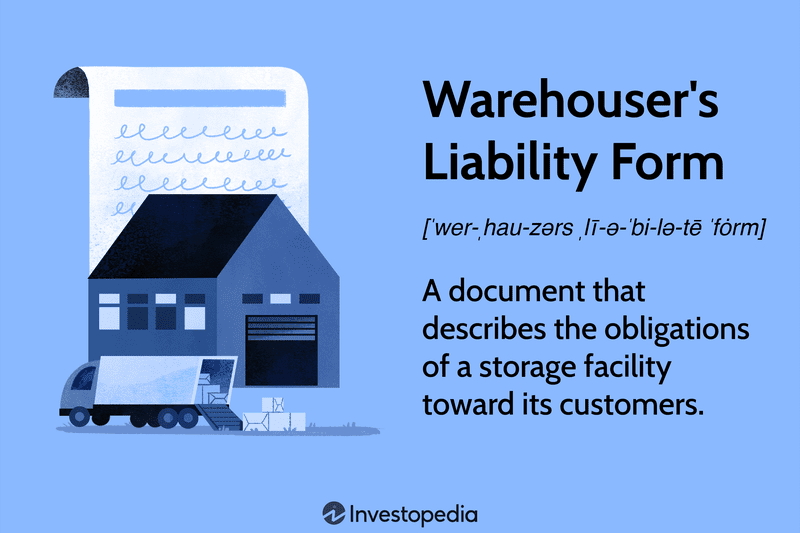 Warehouser's Liability Form: A document that describes the obligations of a storage facility toward its customers.