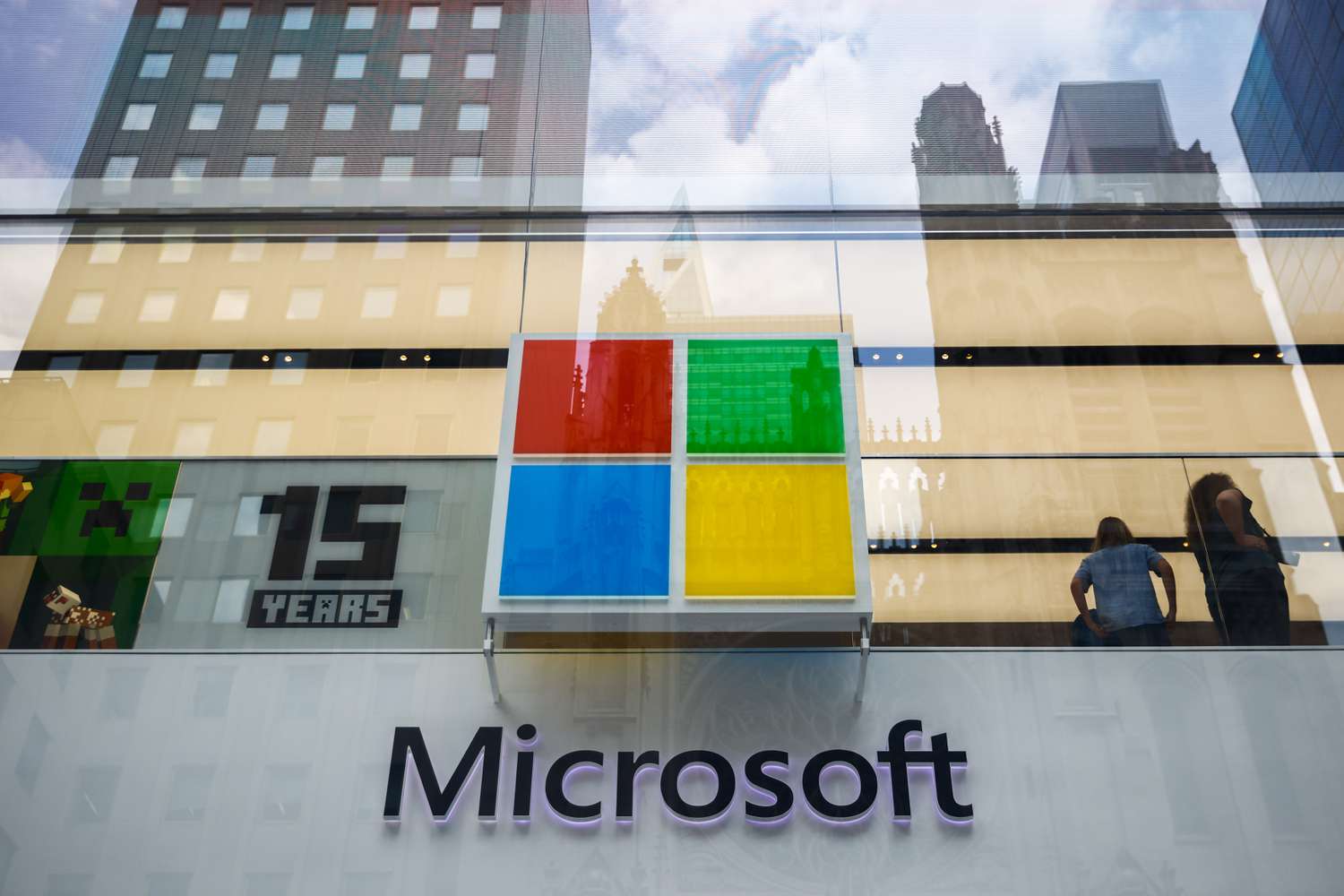 A Microsoft store location.