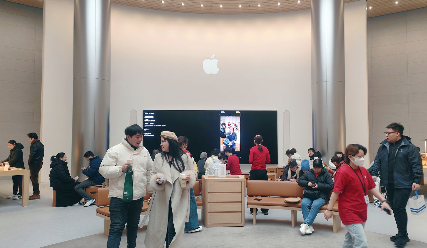 Apple's Apple store in Shanghai, China.
