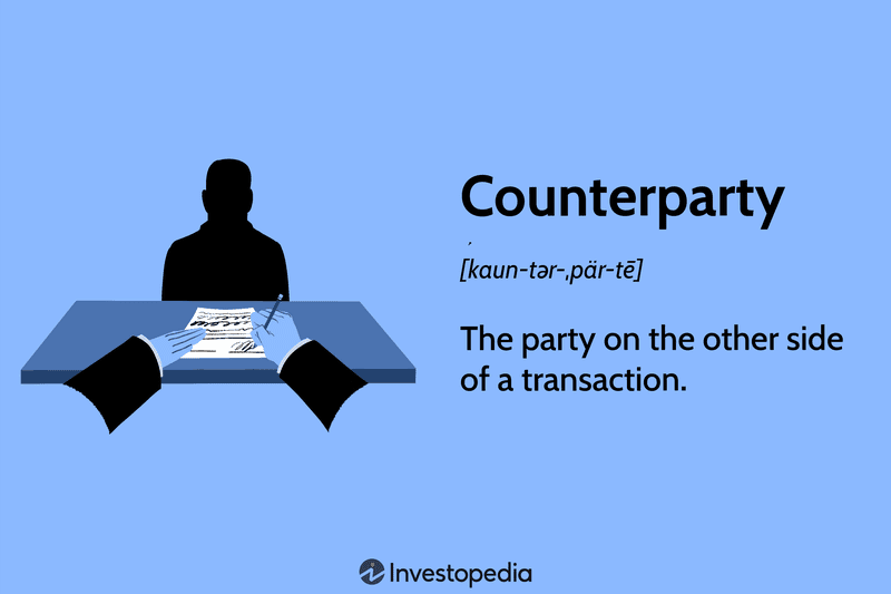 Counterparty: The party on the other side of a transaction.