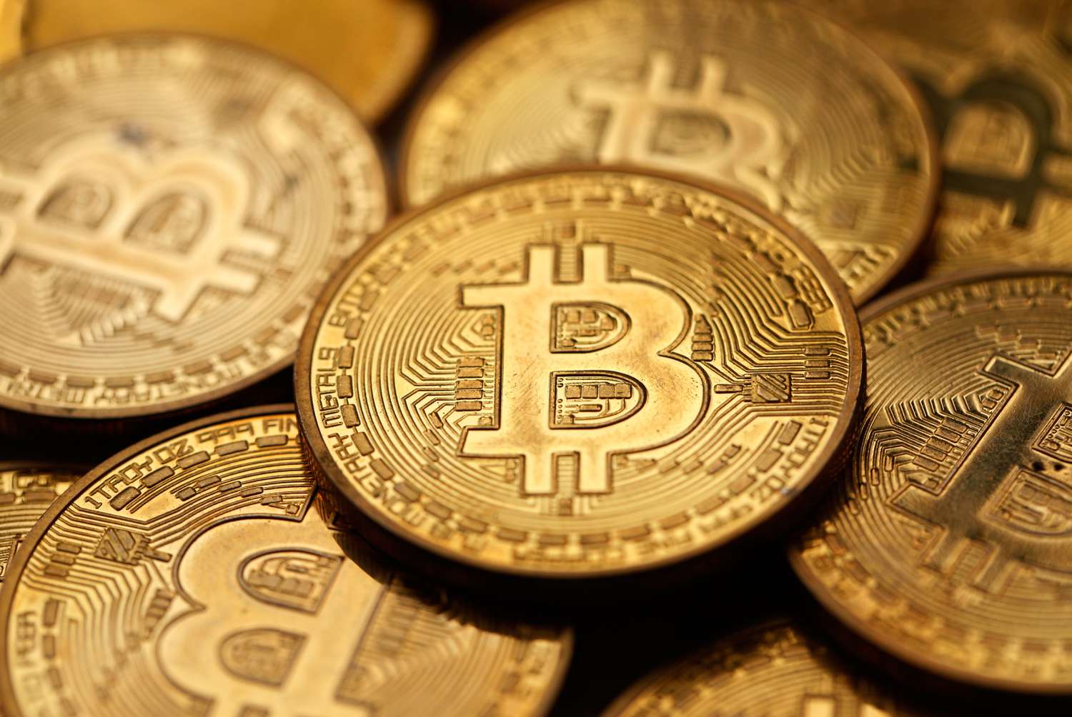 Photo illustration shows the Bitcoin cryptocurrency