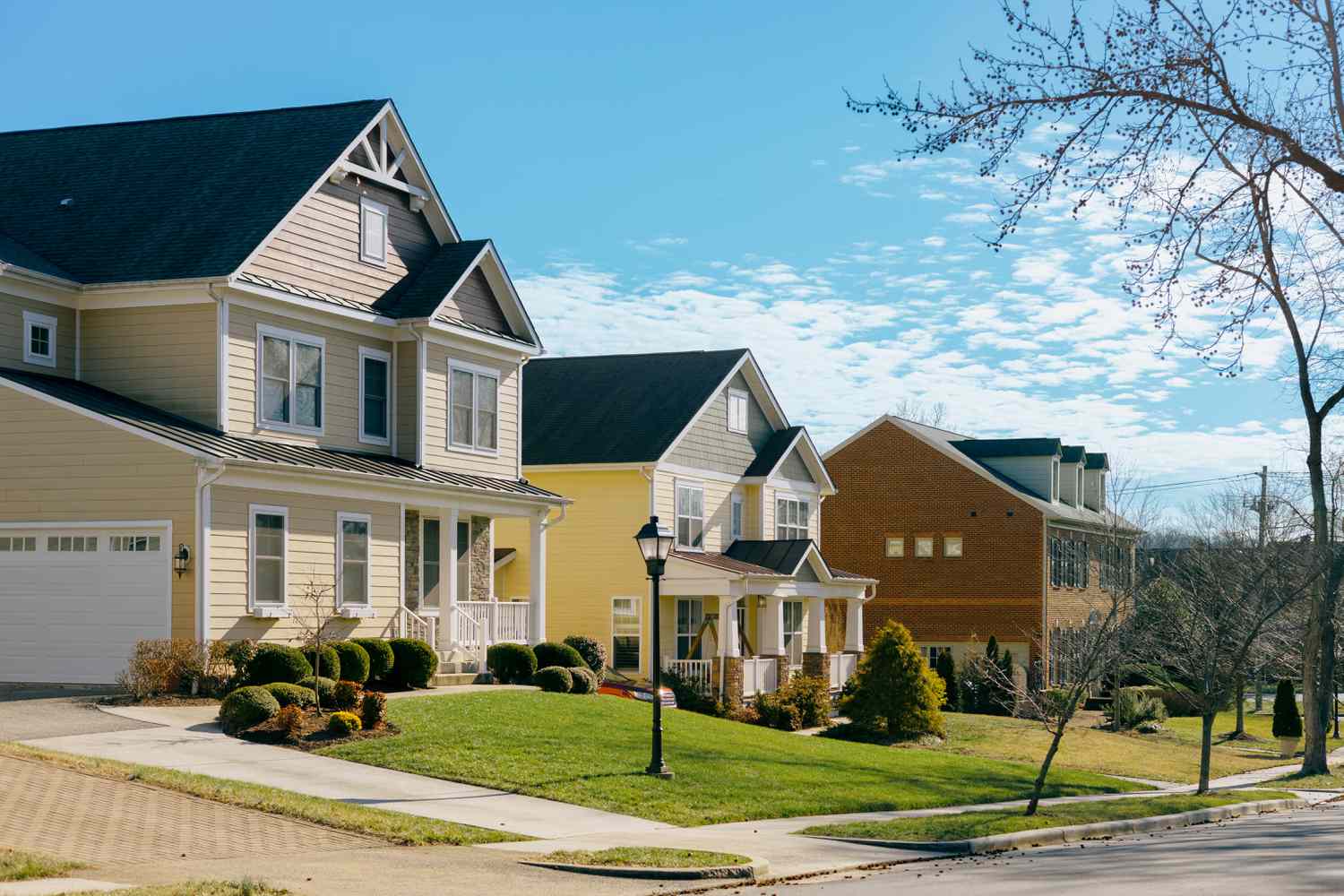 A row of houses in Alexandria, Virginia