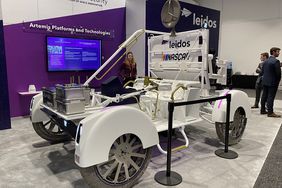 Prototype of a Moon Rover developed by Leidos and Nascar 