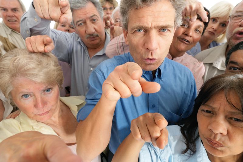 People Pointing