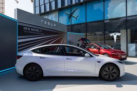 Tesla Model 3 and Model Y electric vehicles