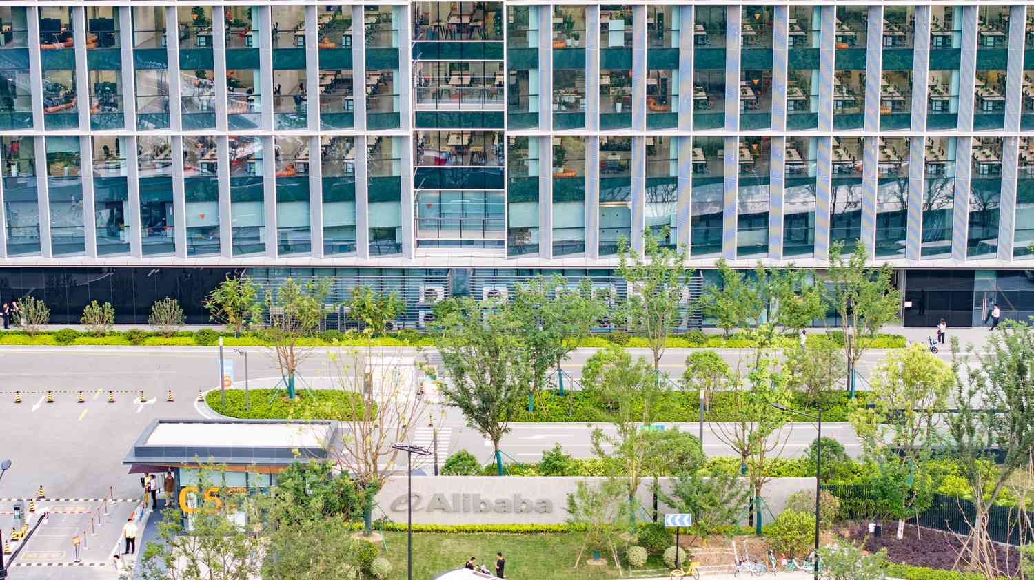 Alibaba's new headquarters in Hangzhou, China. 