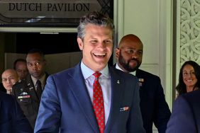 Defense Secretary Pete Hegseth in Singapore on May 30. 