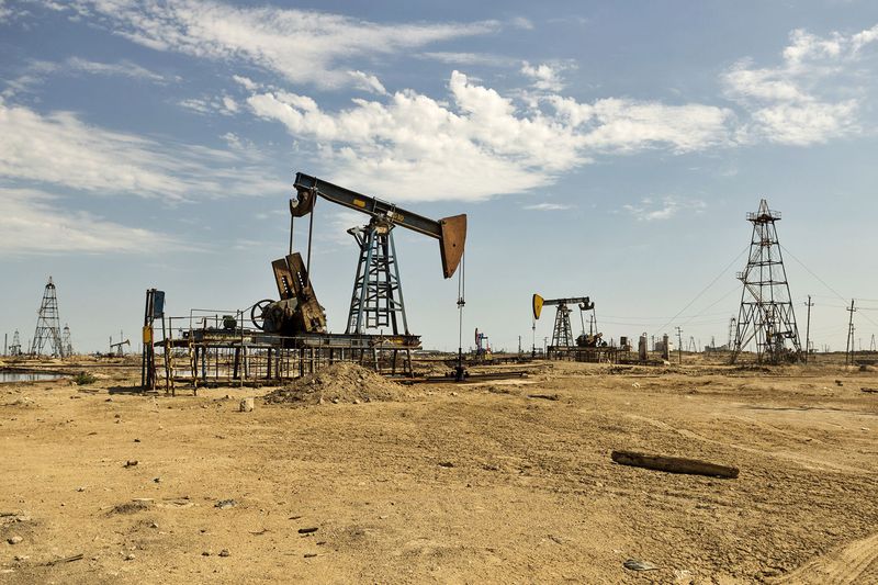 Azerbaijan, Baku, Oil Fields