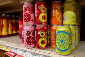 Cans of Poppi soda. PepsiCo recently agreed to buy the company. 